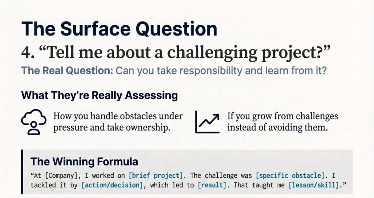 Tell Me About a Challenging Project