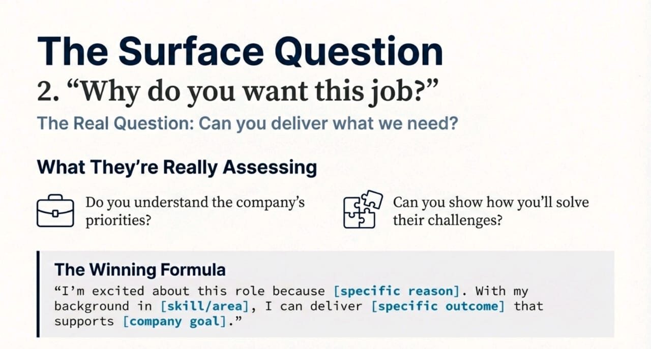 Why Do You Want This Job