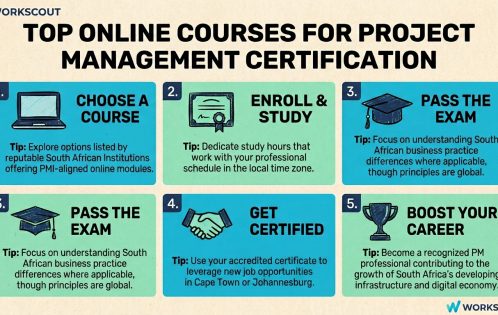 project management certification guide poster